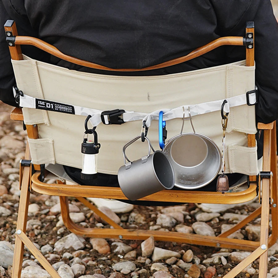 Outdoor Camping Quick Release Bag Strap with Hanging Ring Multifunction Crossbody Bag Strap Adjustable Crossbody Strap