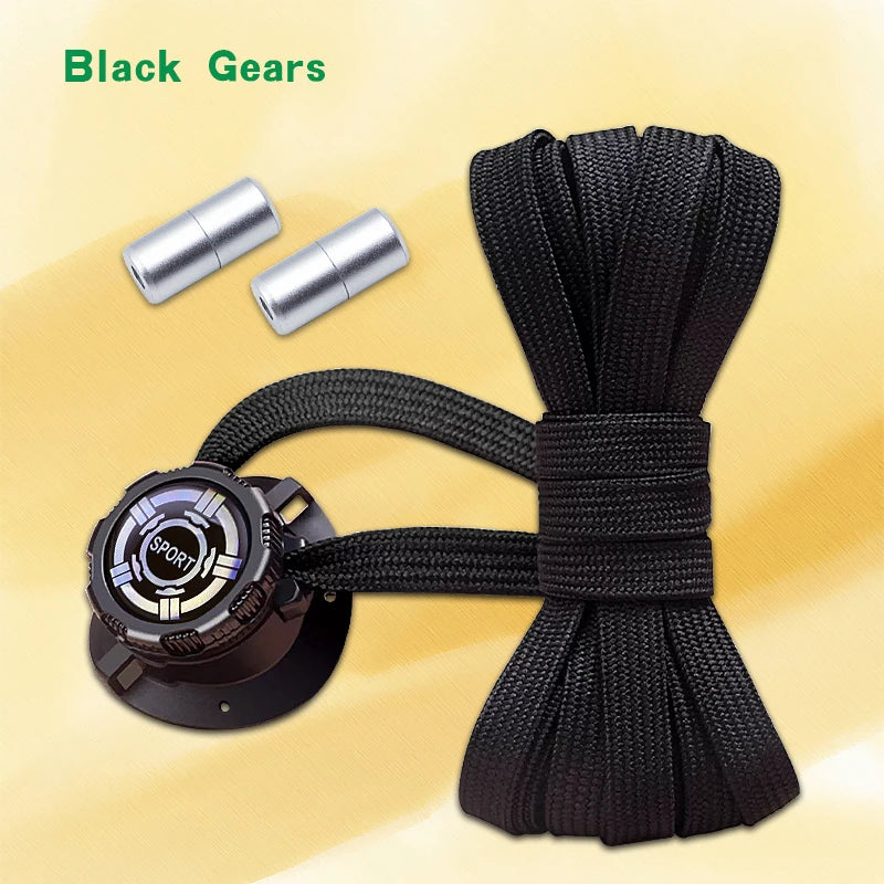 Automatic Flat Shoelaces Without ties casual shoes Swivel Buckle Laces Adults Kids Sneakers No Tie Shoe laces