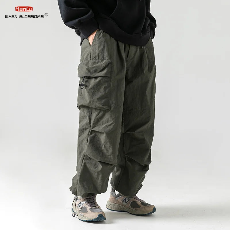 2023 Autumn New Fashion Streetwear Military Tactical Cargo Pants Men Clothing Japanese Harajuku Jogging Pants Black Joggers