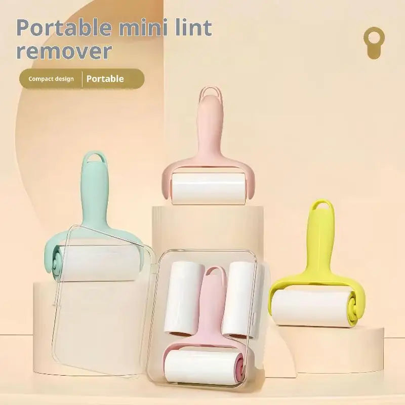【Peace】Mini Reusable Adhesive Clothing Furniture Hair Removal For Cats/dogs Cleaning Adhesive Roller Pet Hair Remover