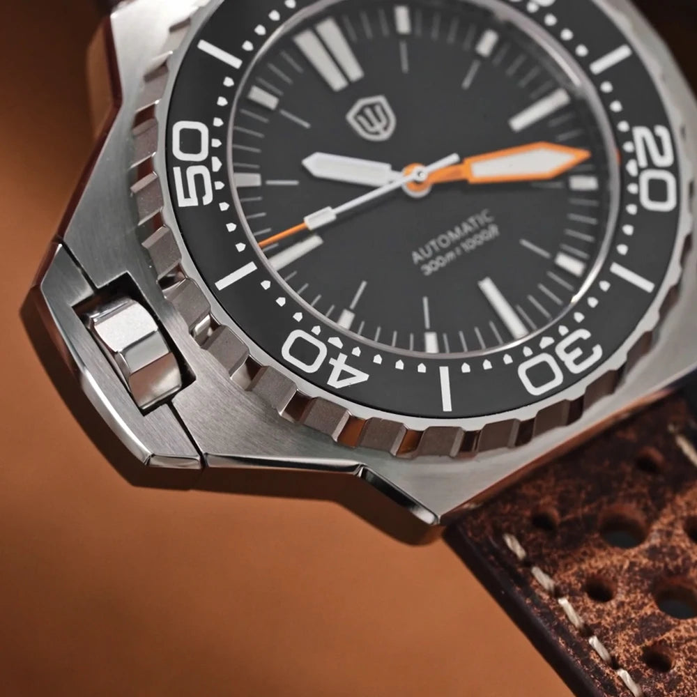 Watchdives WD1968 PT5004/PT5000 Automatic Diver Watch 316L Stainless Steel Sapphire Luminous Ceramic Bezel Vintage watches