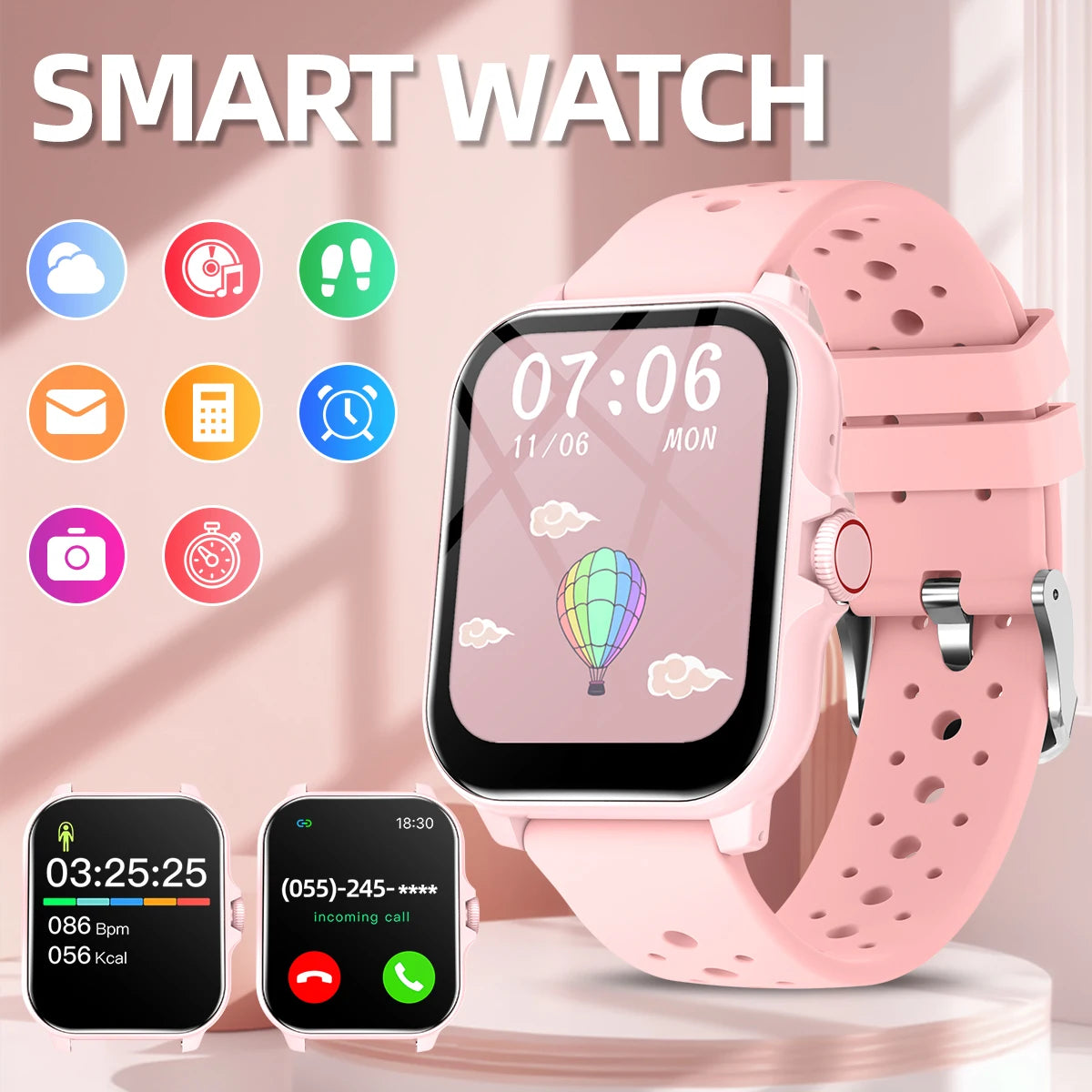 2026 1.83-inch Smartwatch Bluetooth Call Voice Assistant Music Player  Outdoor Sport Fitness Partner Data Records Men Women