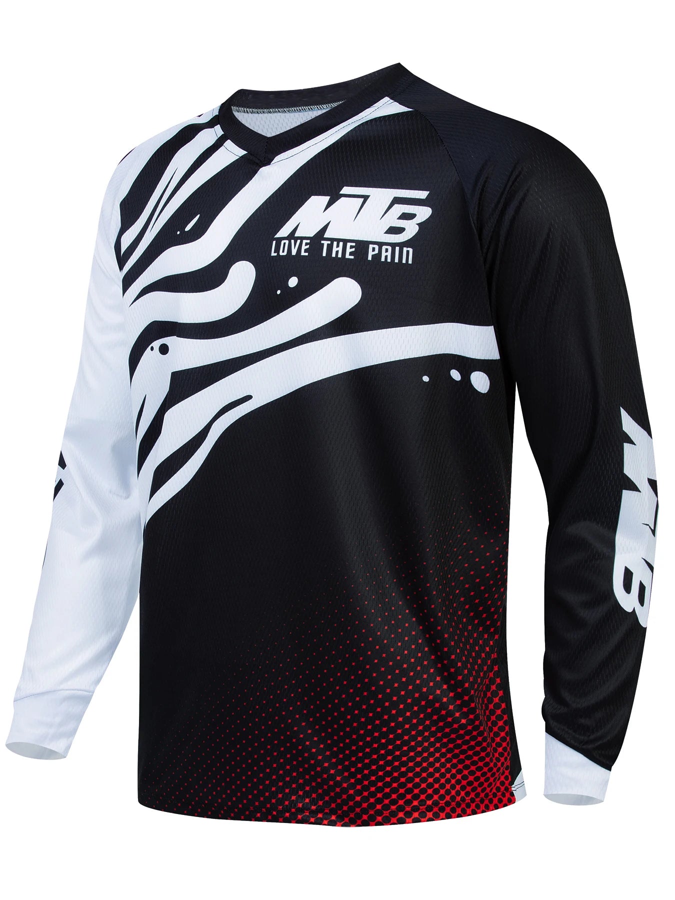 Men Breathable Enduro Mtb Motocross Mountain Bike Jersey Cycling Top off Road Riding Quick Dry Sports Wear Cycling Top