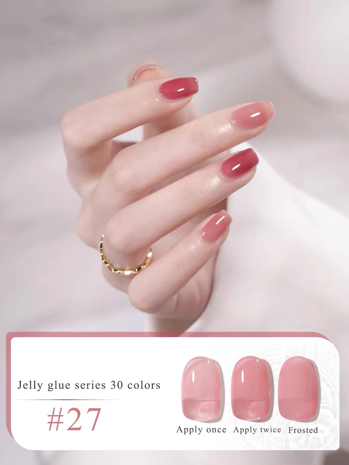 MIANEL 1-24PCS 2026 New Arrival | No-Makeup Fresh Skin Gel Polish | 24 Trendy Skin-Whitening Ice Translucent Nude Shades Set