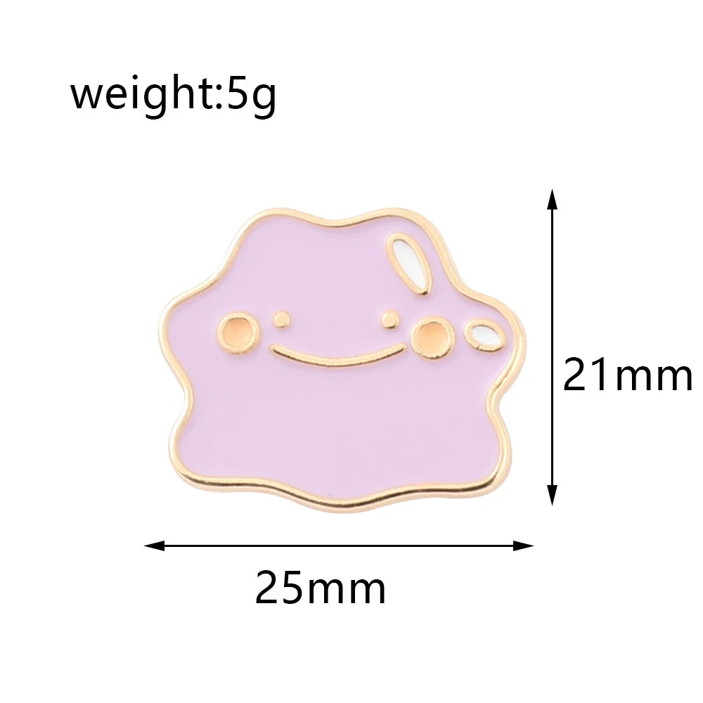 High Quality Metal Cartoon Smile Cloud Enamel Brooch Pin Bag Collar Lapel Badge Jewelry Cloud For Women Kids