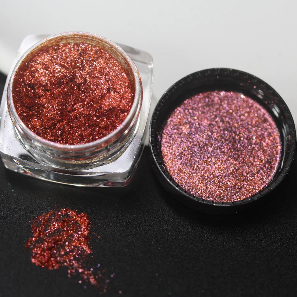 100colors Cosmetic Diamond Highlighter Pigment Eyes Loose Powder Makeup Pearlescent Shiny Eyeshadow Lipgloss Resin Craft DIY