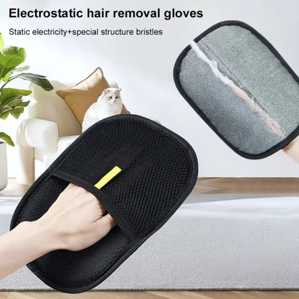 Pet Grooming equipment Gloves Deshedding Glove pet hair remover glove for Dog Cat Rabbit Accessories with Long/Short/Curly Hair