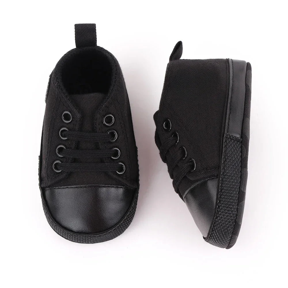 Print Canvas Baby Sports Sneakers For Newborn Baby Boys Girls First Walkers Shoes Infant Toddler Soft Sole Baby Shoes