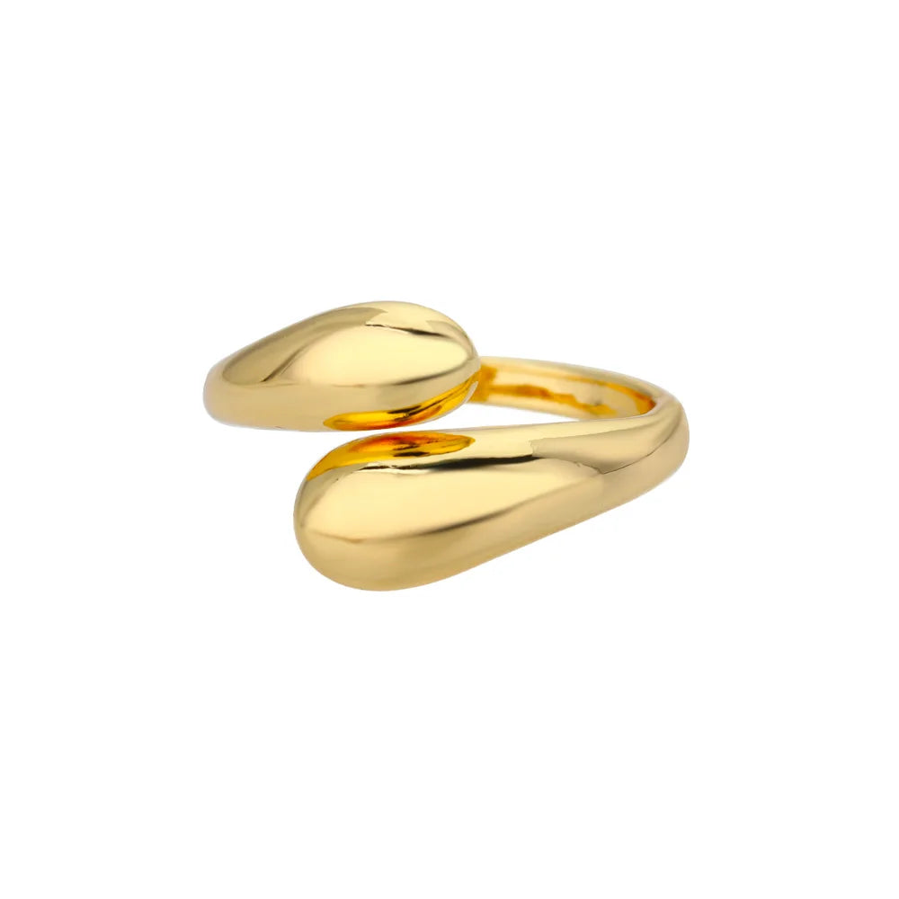 40 Style Rings for Women Stainless Steel Rings Classic Gold Color Adjustable Rings Wedding Aesthetic Jewelry Gift Free Shipping