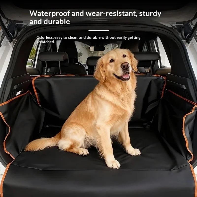 SUV Cargo Liner - Waterproof Trunk Seat Cover for Back Cargo Area Universal Fit Waterproof 600D Oxford Cloth Dog Car Seat Cover