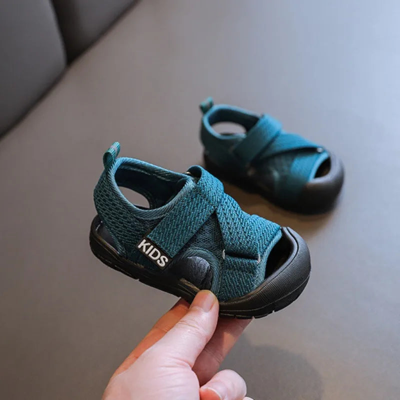 Boy Sandals 2026summer New Baby Walking Shoes Soft Sole Girls' Sandals Mesh Shoes Children's Sandals Versatile Children's Shoes