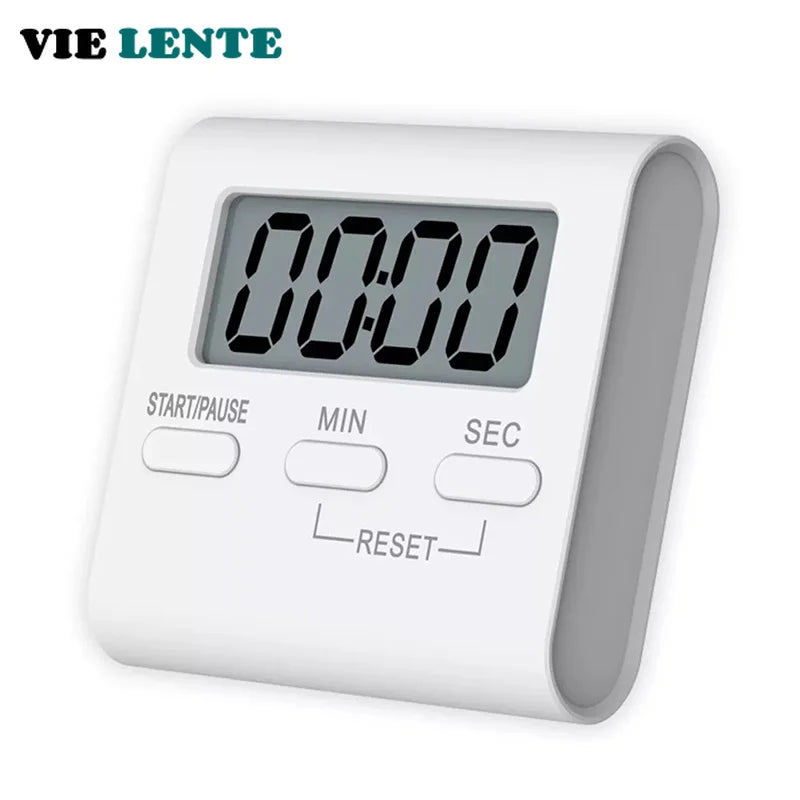 Digital Kitchen Timer Cooking Timer LCD Digital Manual Countdown Timer Mechanical Digital Kitchen Timer Magnetic Kitchen Gadgets