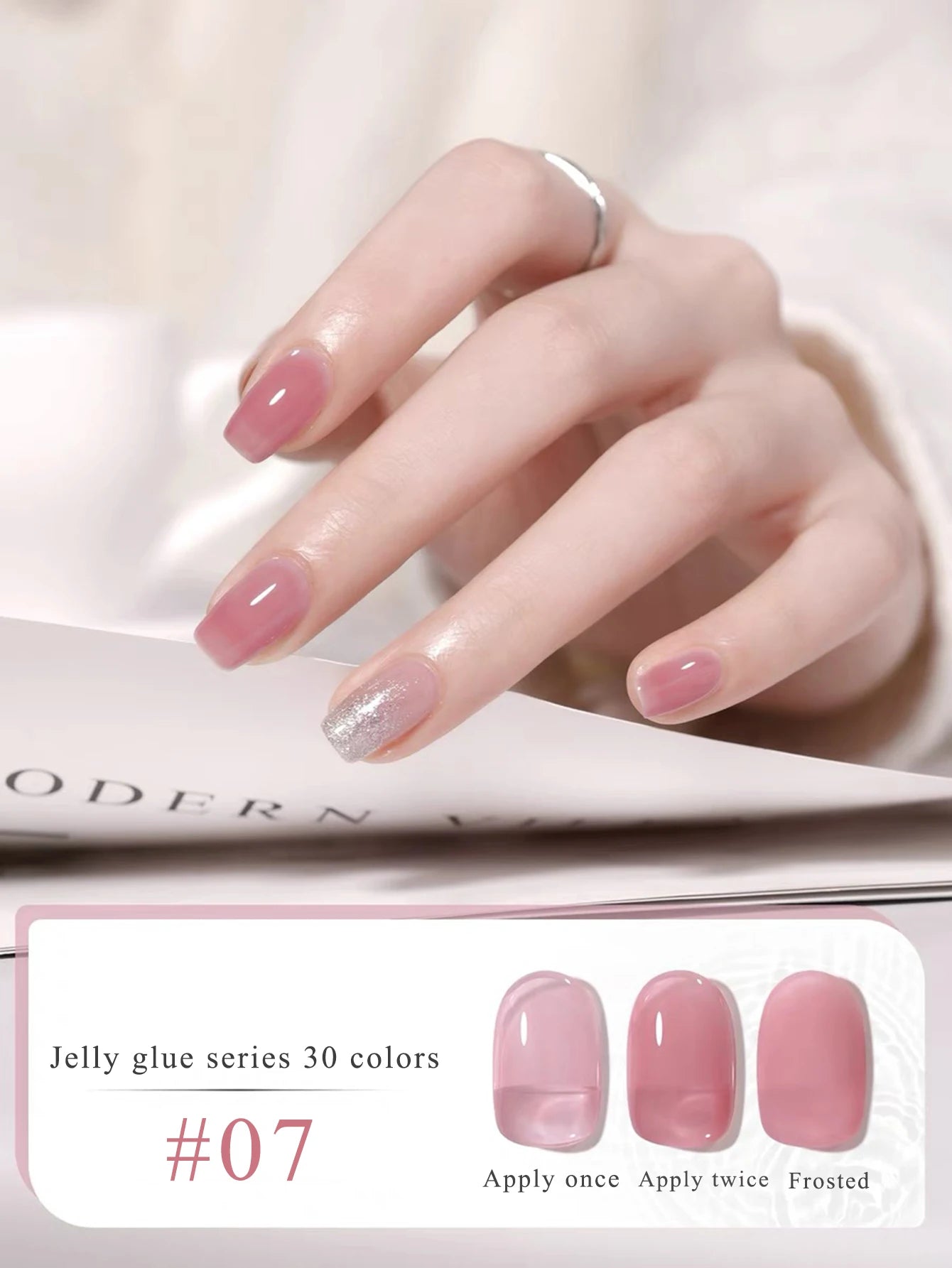 MIANEL 1-24PCS 2026 New Arrival | No-Makeup Fresh Skin Gel Polish | 24 Trendy Skin-Whitening Ice Translucent Nude Shades Set