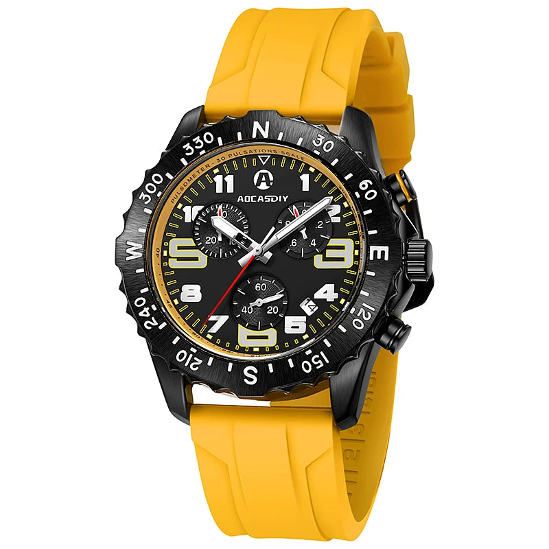Casual Men Watch Endurance Sports Watches Luxury Waterproof Luminous Chronograph Man Wristwatch Military Quartz reloj hombre