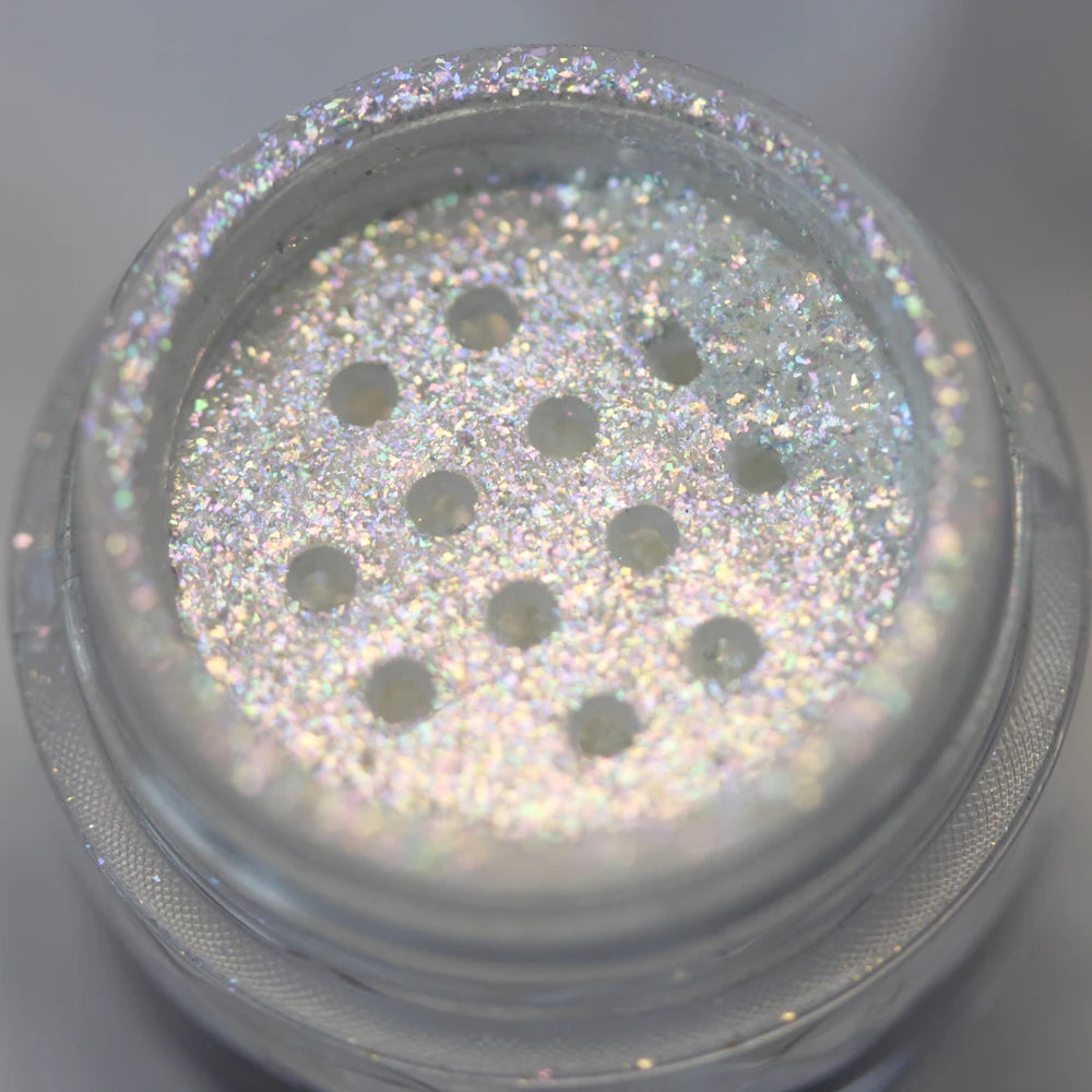Cosmetic Beautiful Multichrome Loose Face Sparkly Diamond Pigment Powder Dust Safe for Eyeshadow Makeup Body Lipgloss Nail Art