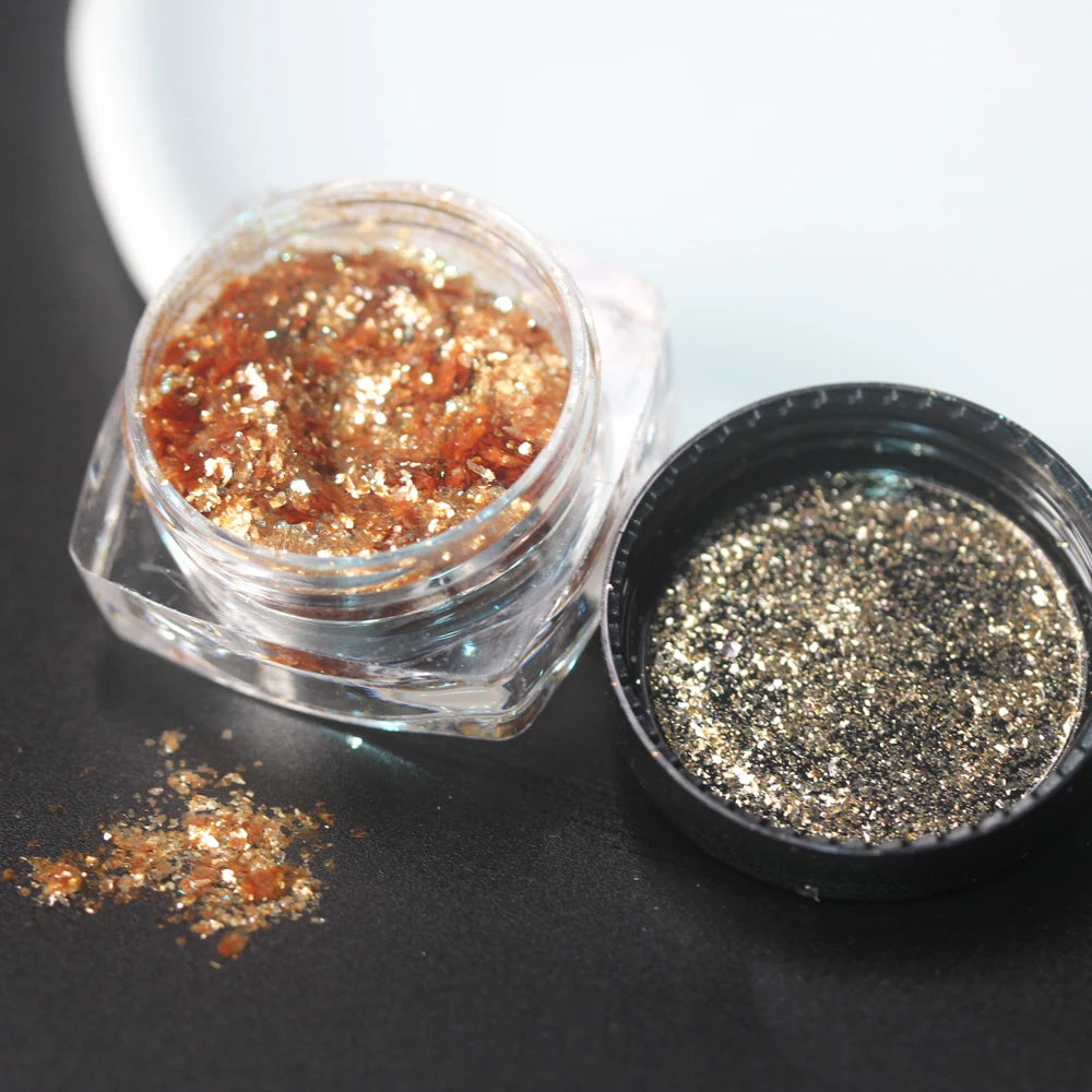 100colors Cosmetic Diamond Highlighter Pigment Eyes Loose Powder Makeup Pearlescent Shiny Eyeshadow Lipgloss Resin Craft DIY