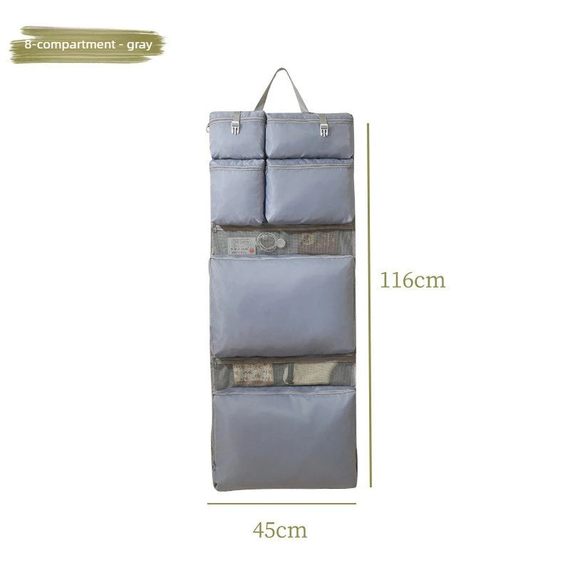 Travel Hanging Storage Bag Portable Foldable Multi Pocket Organizer for Clothes Accessories