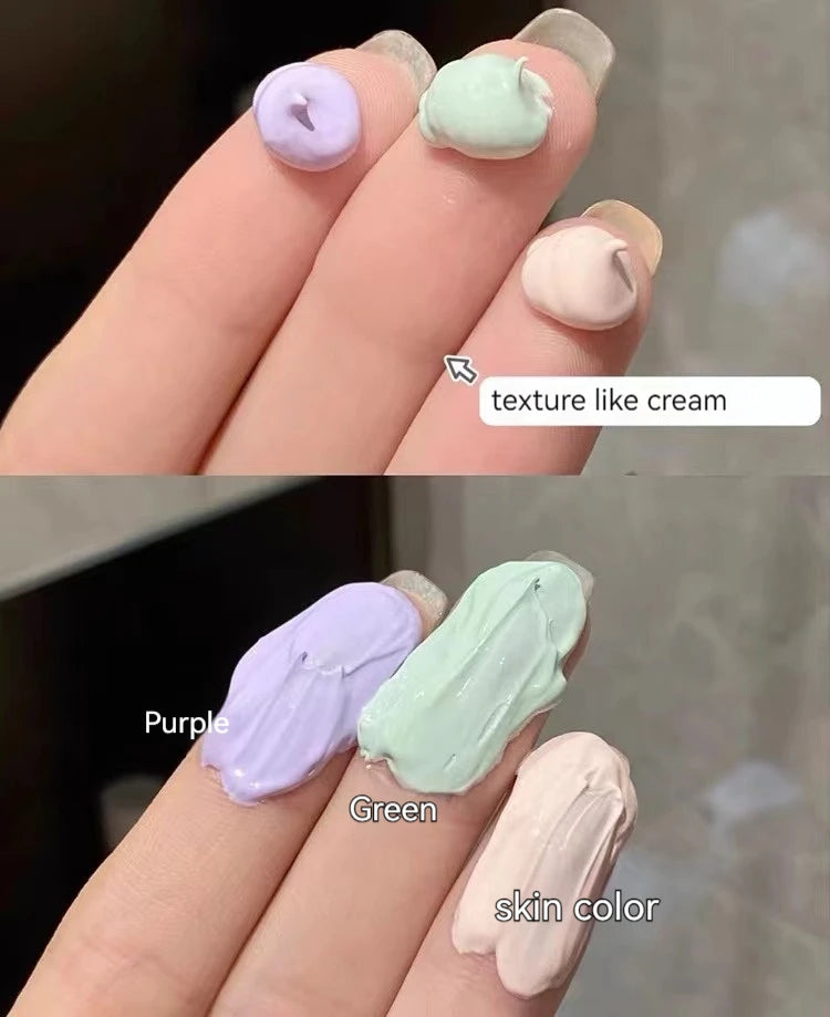 ZEESEA 3in1 Primer Concealer BB Cream Makeup Base Natural Liquid Foundatio Longlasting Invisible Pores Whitening Grooming