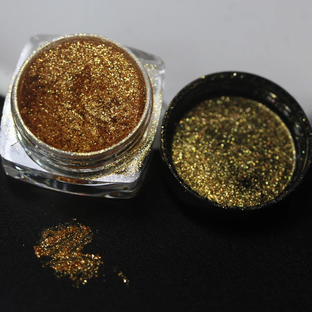 100colors Cosmetic Diamond Highlighter Pigment Eyes Loose Powder Makeup Pearlescent Shiny Eyeshadow Lipgloss Resin Craft DIY