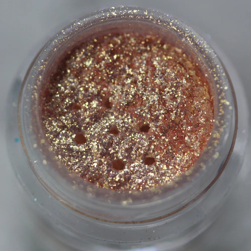 Cosmetic Beautiful Multichrome Loose Face Sparkly Diamond Pigment Powder Dust Safe for Eyeshadow Makeup Body Lipgloss Nail Art