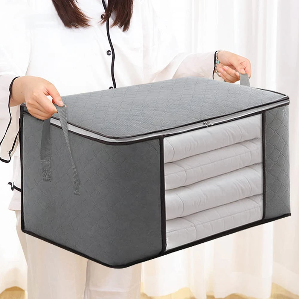 Organizador de Guarda Roupa Com Proteção Contra Mofo e Ácaros Material Sustentável Para Armazenamento de Roupas de Estação