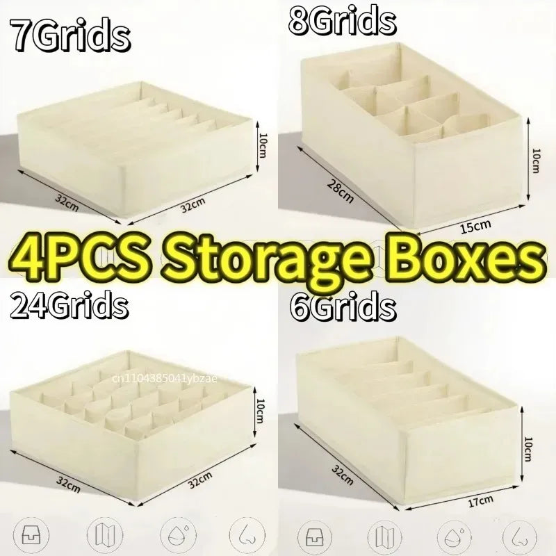 Drawer Underwear Socks Bra Storage Box Clothes Storage Organizer Underwear Bag Household Wardrobe Box Cabinet Drawer Organizer