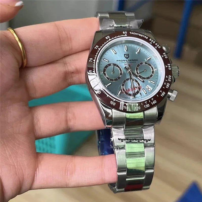 PAGANI DESIGN 2026 New Chronograph Men's Watches Top Brand Luxury Mens Quartz Wrist Watch Men Luminous Waterproof Watch Men