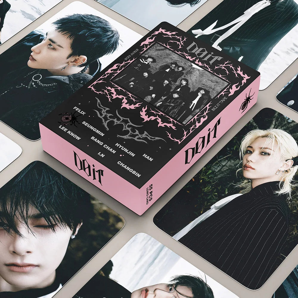 2026 55PCS KPOP new Stray Kids SKZOO pop music group DO IT new album fan collection photo card LOMO card gift