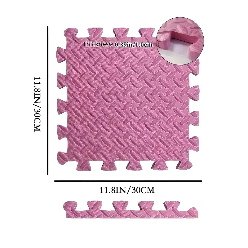 Dedicated Fitness Mat - 8/12/16Pcs Interlocking Sport Mat 30x30x1CM Puzzle Fitness Mat Gym and Yoga Equipment Protective Mat