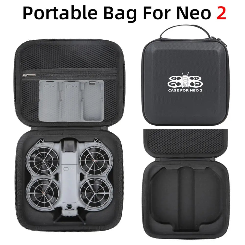 For DJI Neo 2 Drone Portable Storage Bag Hard Shell Carrying Case Box Waterproof Anti-scratch Protective Case Accessories