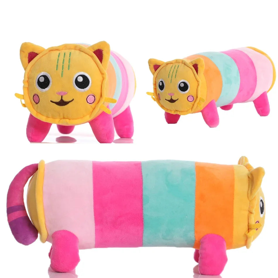 25cm 8Pcs Gabby doll house plush toy cartoon stuffed animal mermaid cat mermaid plush doll children's Christmas gift