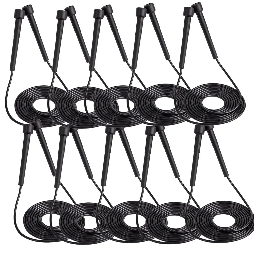1//2/5/10PCS 2.8M Speed Jump Rope Professional Adult Children Gym PVC Jumping Rope Adjustable Fitness Equipment Muscle Training