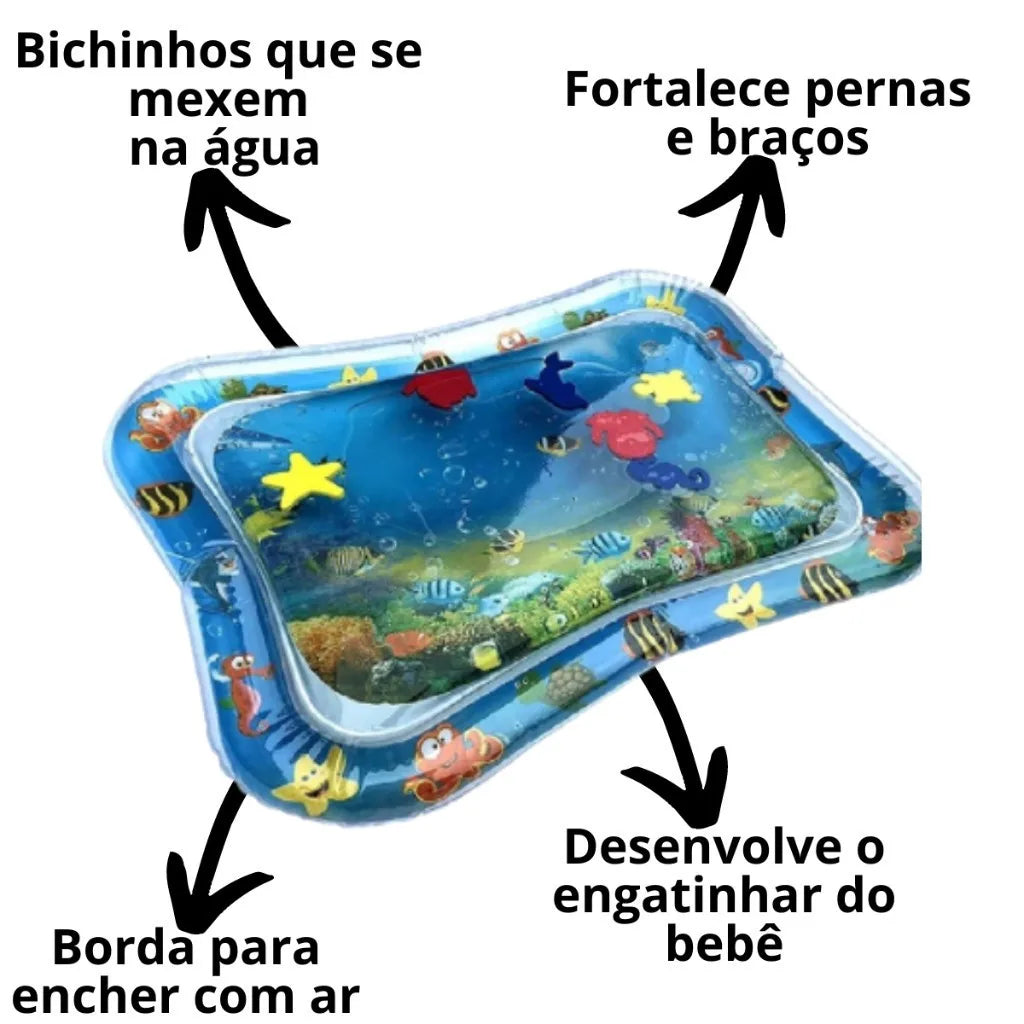 Children's Inflatable Mat For Safe Play in Verao Comfortable and Impermeavel for Home and Garden Use