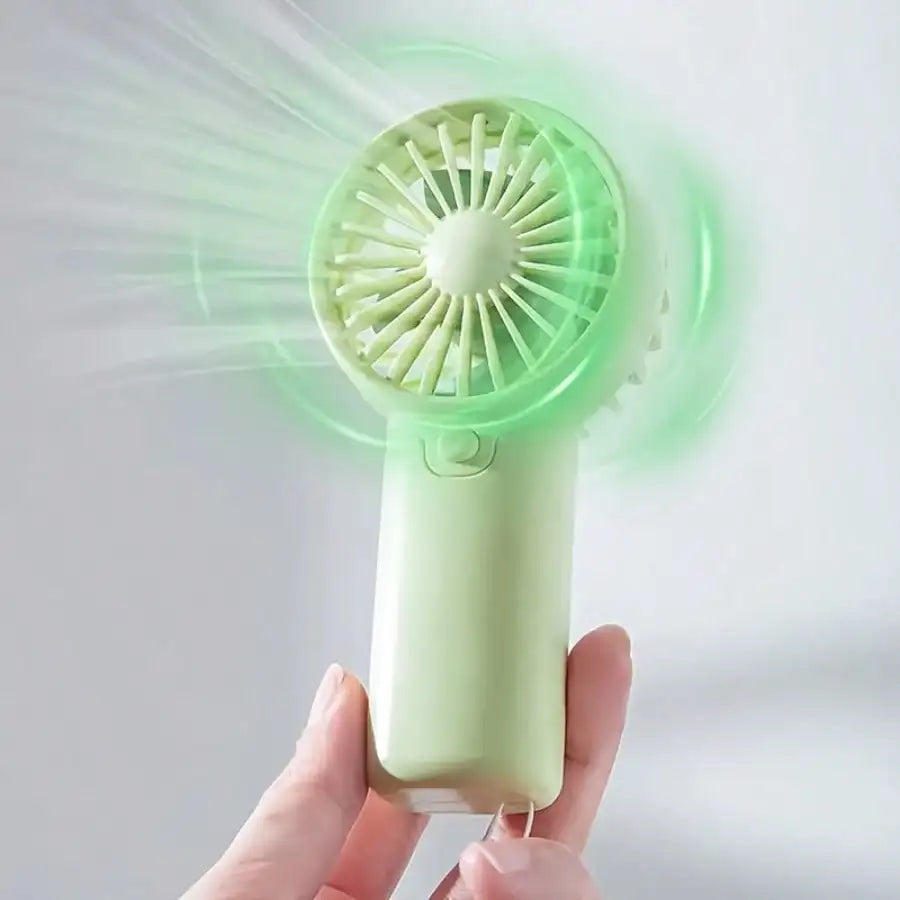 2026 Latest Portable Fan, Compact Handheld Fan - Portable, Battery-Powered Personal Cooling Device for Travel & Outdoor Use