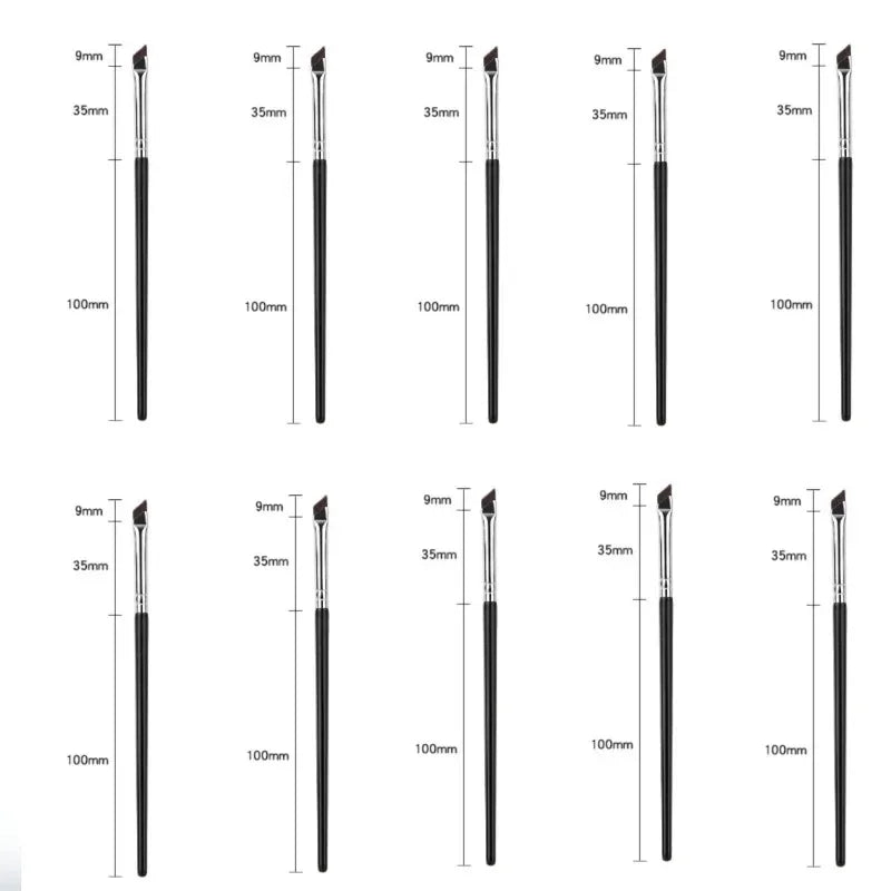 1/2/4/6/8/10/16Pcs Upgrade Blade Eyeliner Brush Ultra Thin Fine Angle Flat Eyebrow Brush Liner Brow Place Makeup Brush