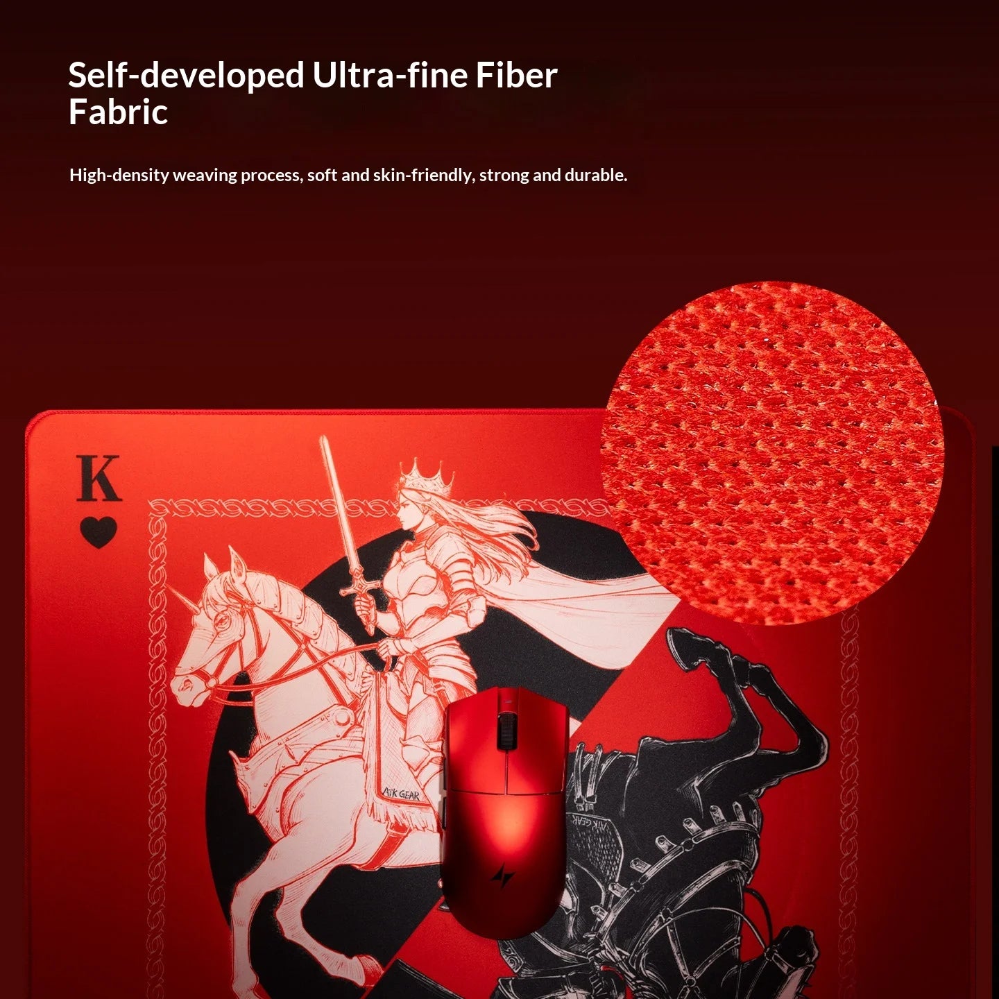 ATK War Horse Mousepad SOFT FPS Mousepads Illustration Neutral Balance Mouse Pad PC Gamer Custom Office Gift FOR Valorant CSGO