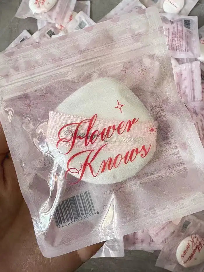 Flower KnowX Alibae joint limited series love air cushion powder puff blush brush makeup tool