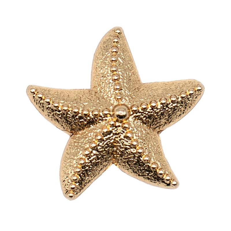1PCS New Metal Shoe Charm for Girls,Flower Butterfly Star Pin Accessories for Sandals,Hats Clogs Buckle Decoration Shoes