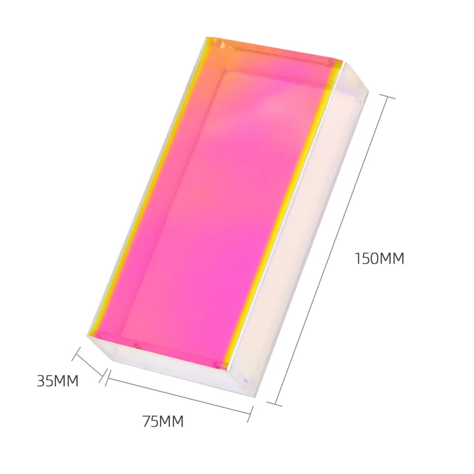 Eyelash Storage Box Single Layer Magnetic Plate Multifunctional Organizer Acrylic Pallet Lash Holder False Eyelashes Makeup Tool