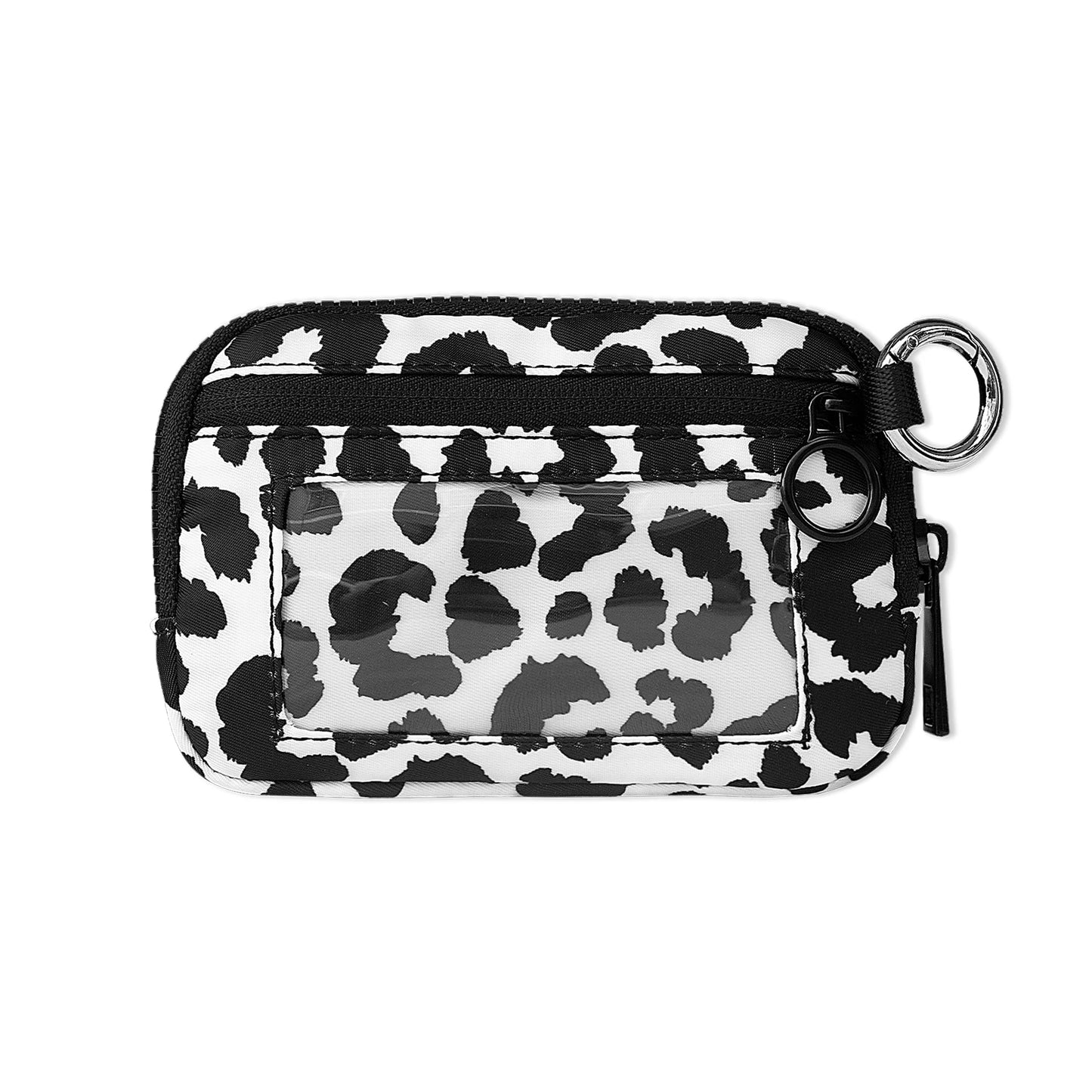 Women Cute Small Pouch Mini Wallet with Clear ID Window, Makeup Cosmetic Bag,Card Holder Bag for Purse,Toiletry Zipper Pouch