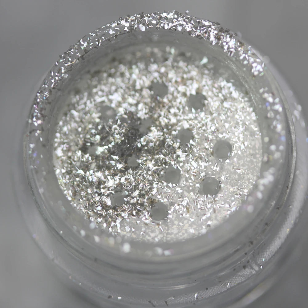 Cosmetic Beautiful Multichrome Loose Face Sparkly Diamond Pigment Powder Dust Safe for Eyeshadow Makeup Body Lipgloss Nail Art