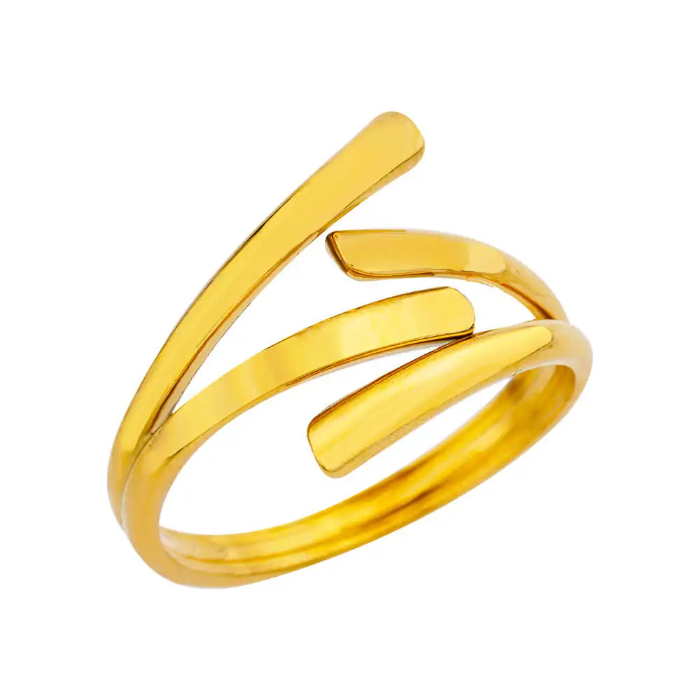 40 Style Rings for Women Stainless Steel Rings Classic Gold Color Adjustable Rings Wedding Aesthetic Jewelry Gift Free Shipping