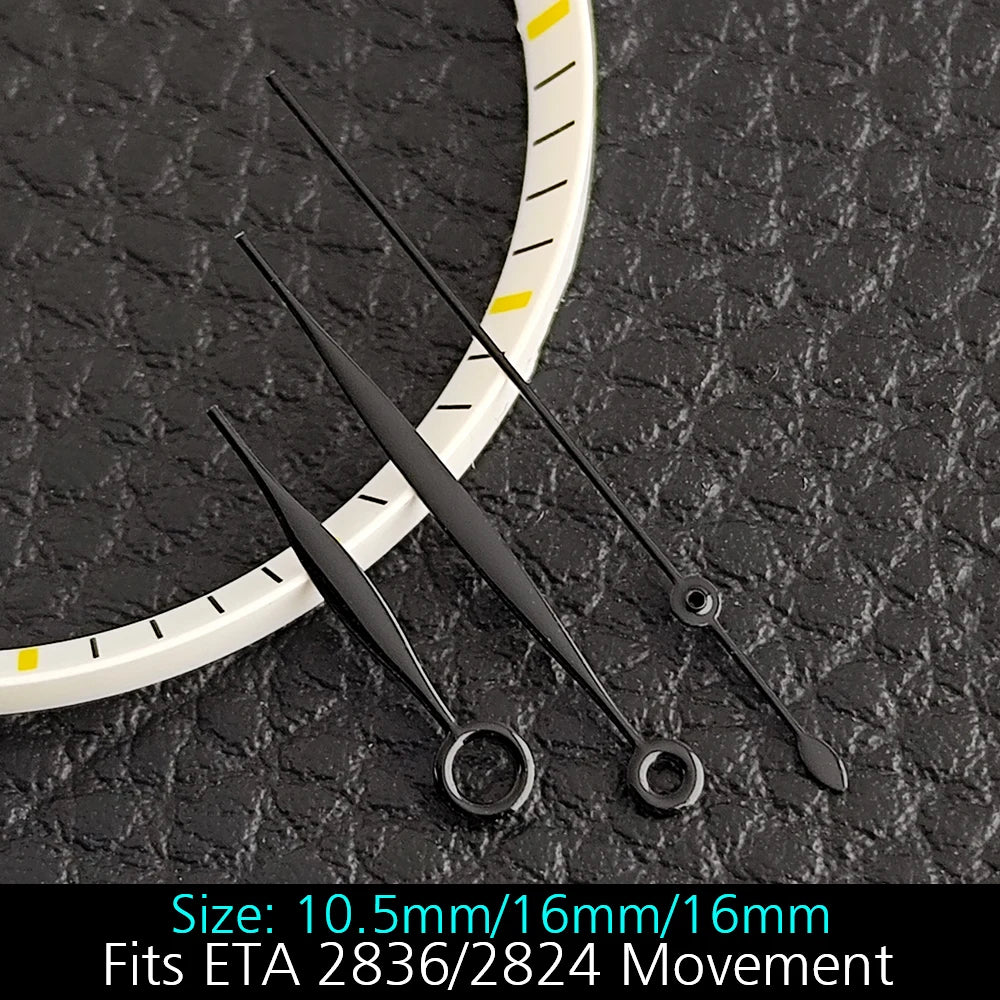 High Quality ETA-Series Hands Green Super Luminous Fits ETA 2824 2892 2836 2834 Movement Watch Accessories Watches For Men