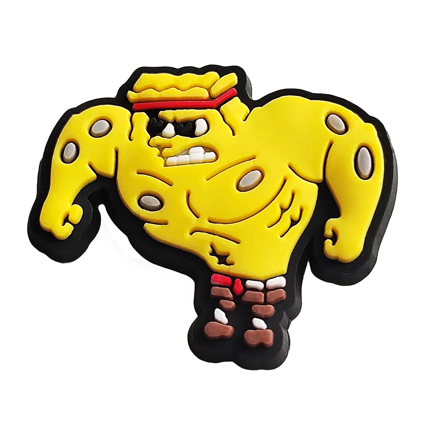 SpongeBob Cartoon Shoe Charms 1-20pcs Set SpongeBob SquarePants DIY PVC Decorations for Clog Sandals Kids Gift Shoe Accessories