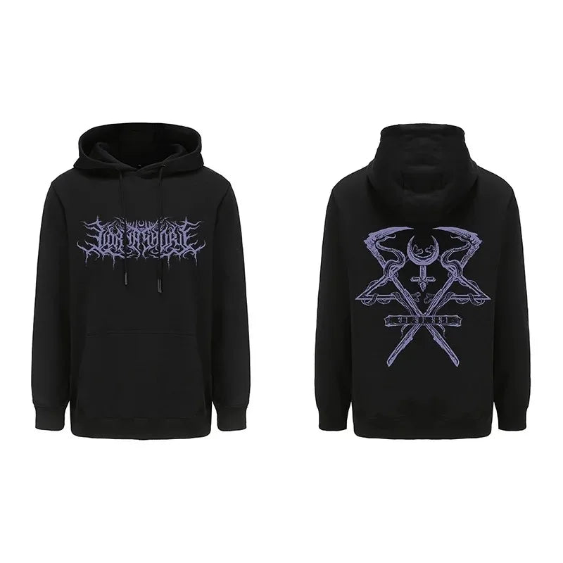 Symphonic Dead Core Band Lorna Shore Album Graphic Print Pullover Men Women Loose Casual Hoodie New Fashion Oversized Sweatshirt