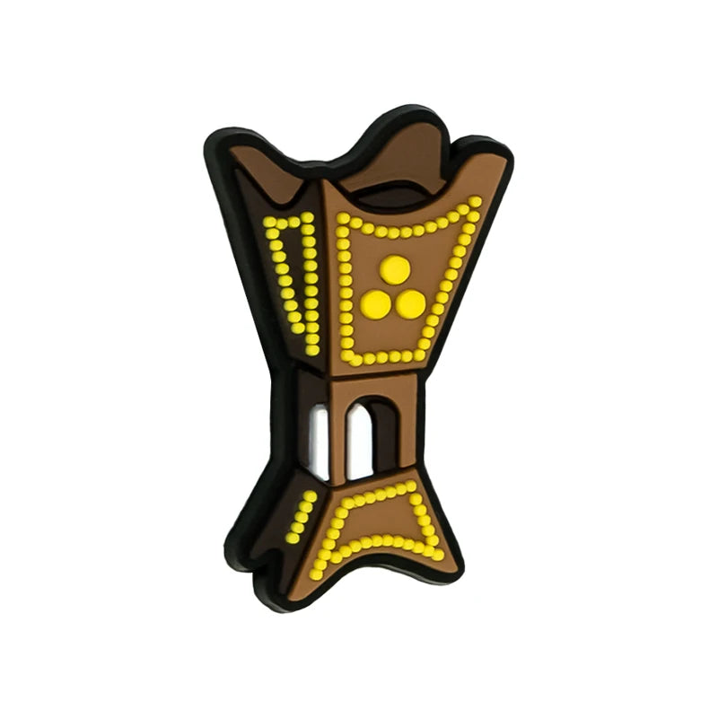 1/9PCS Casual Middle East Shoes Charms Decorations,Lights Castle Pins for Shoes,Books Sandals Clogs Buckles Accessories