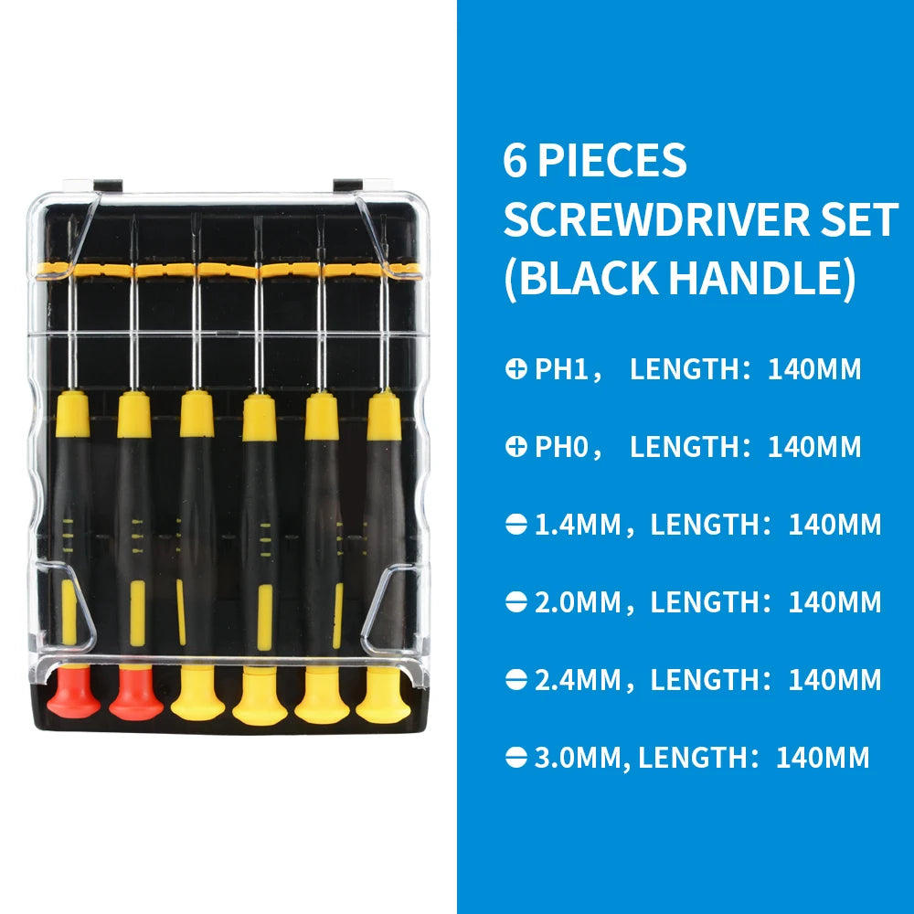 Precision Screwdriver Set Corrosion Resistance Anti Rust DurabIlity Equipment Repair Tool Set For Watches Glasses
