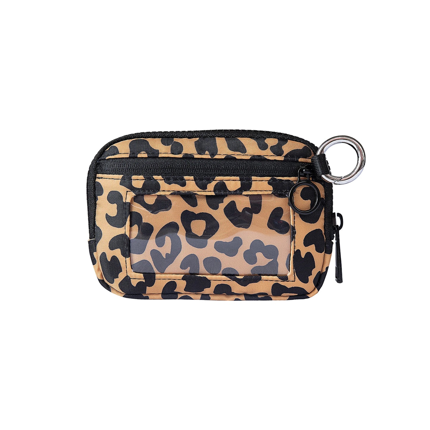 Women Cute Small Pouch Mini Wallet with Clear ID Window, Makeup Cosmetic Bag,Card Holder Bag for Purse,Toiletry Zipper Pouch