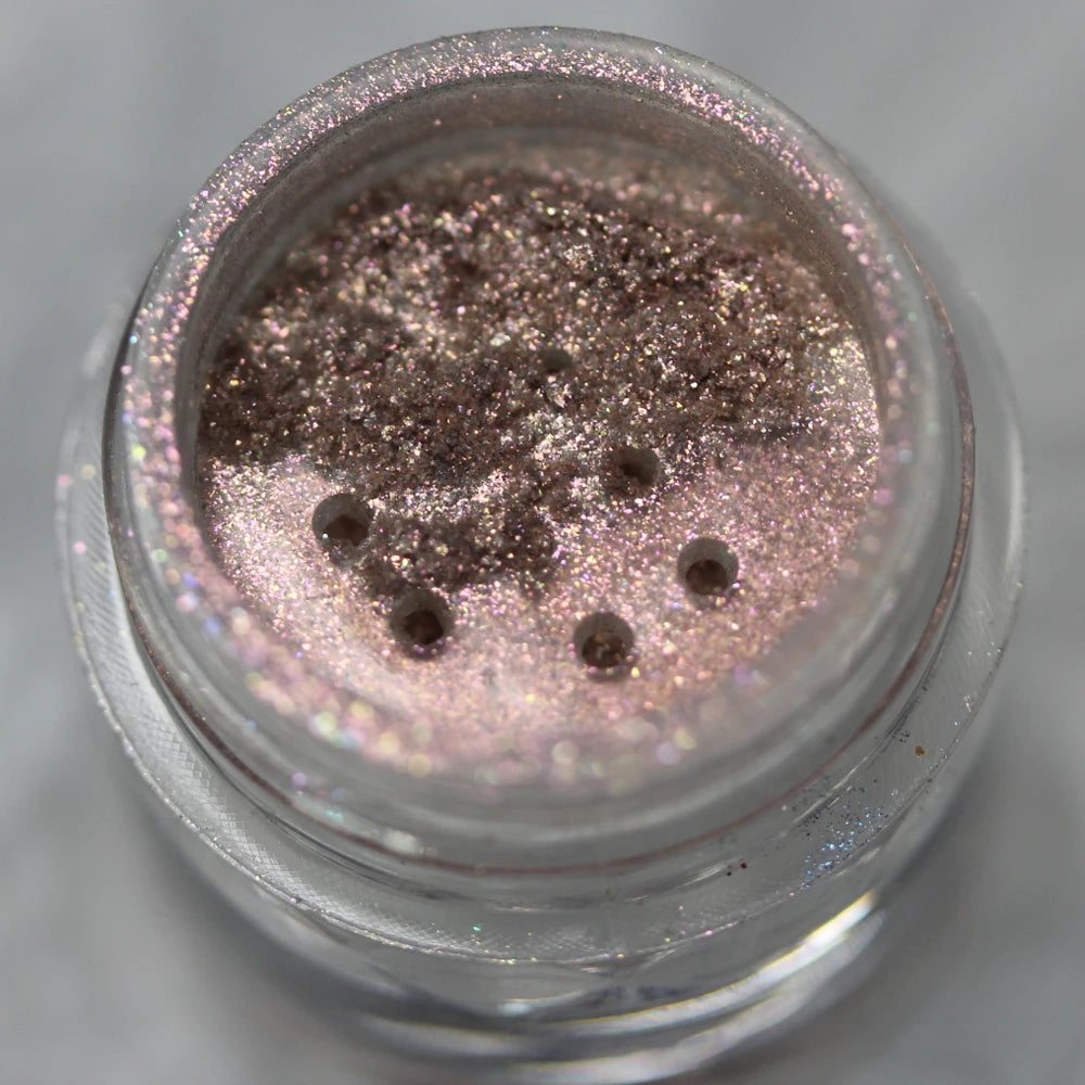 Cosmetic Beautiful Multichrome Loose Face Sparkly Diamond Pigment Powder Dust Safe for Eyeshadow Makeup Body Lipgloss Nail Art