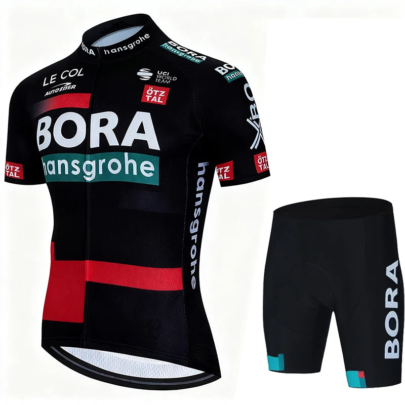 Jersey Sets Cycling Clothing Men 2026 Mtb Male Uniform UCI BORA Man Maillot Men's Shorts Set Mallot Summer Bike Clothes Suit Bib